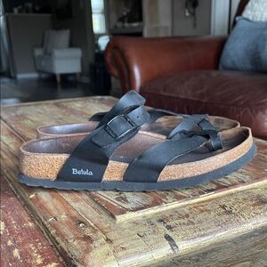 Betula Women's Black Sandals